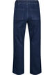 Jeans med h&ouml;g midja och vida ben, Bl&aring;, Packshot image number 1