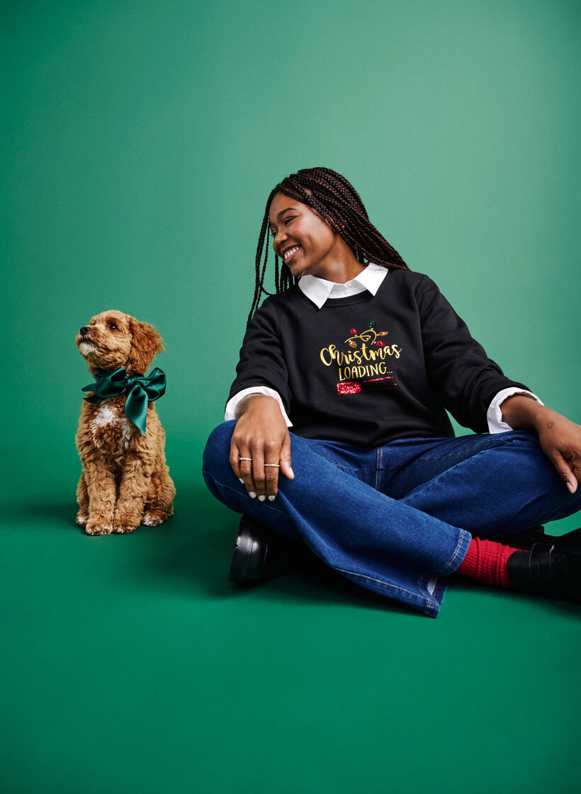 Jultröja, Black LOADING, Image image number 0