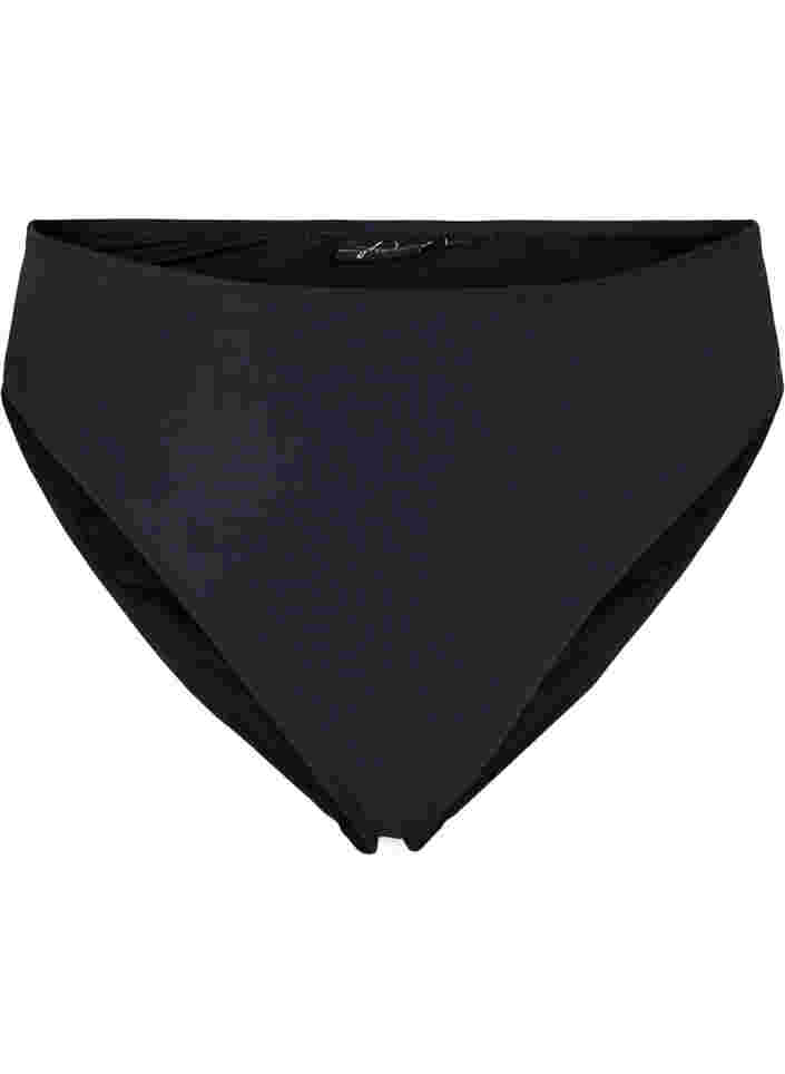Bikinitrosa med hög midja, Black, Packshot image number 0