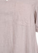 Tunika i linne och viskos med A-linjeform, Beige, Packshot image number 2