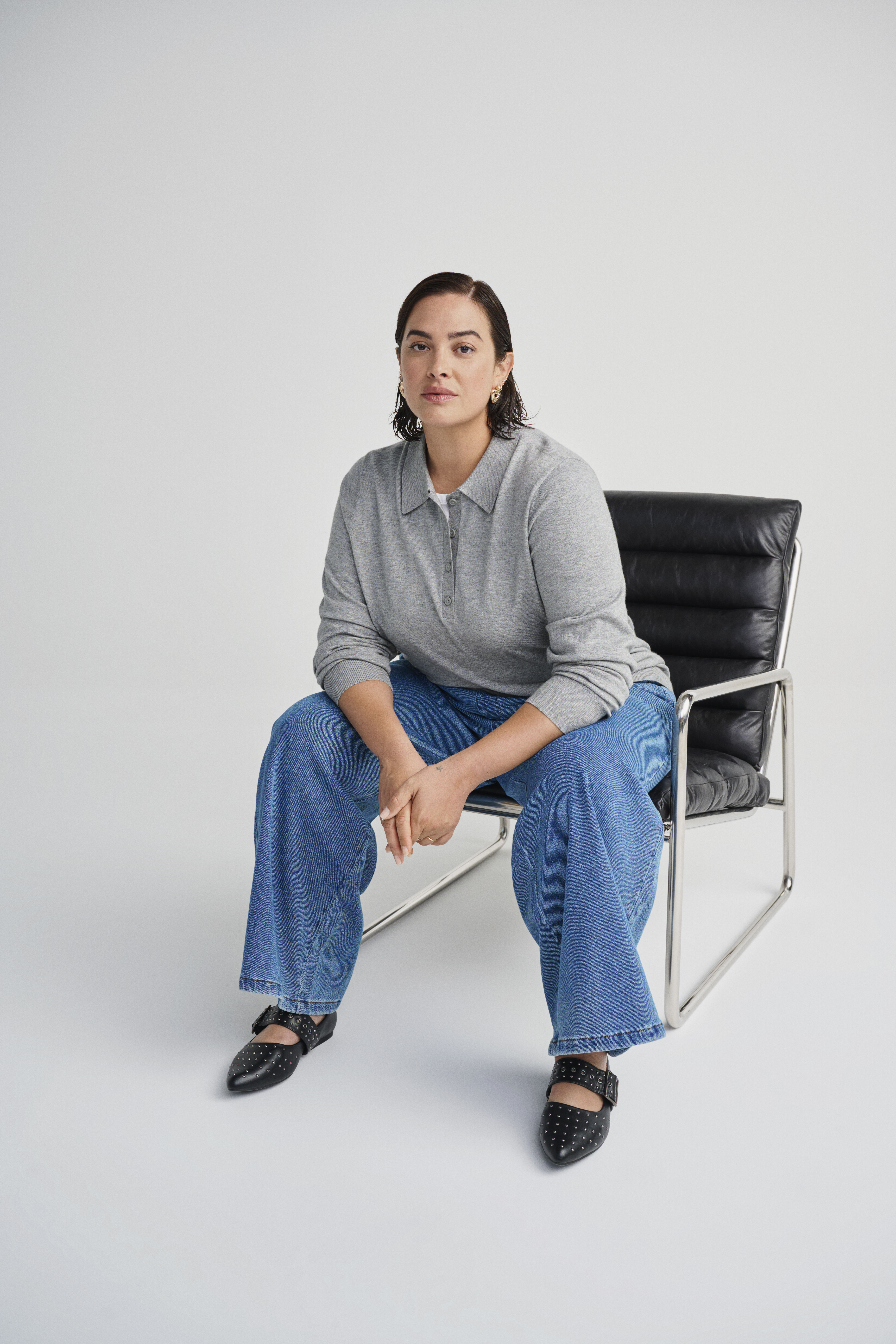 Ballerina med sp&auml;nne och nitar, , Model