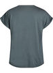 Kort&auml;rmad t-shirt i bomullsmix, Gr&ouml;n, Packshot image number 1