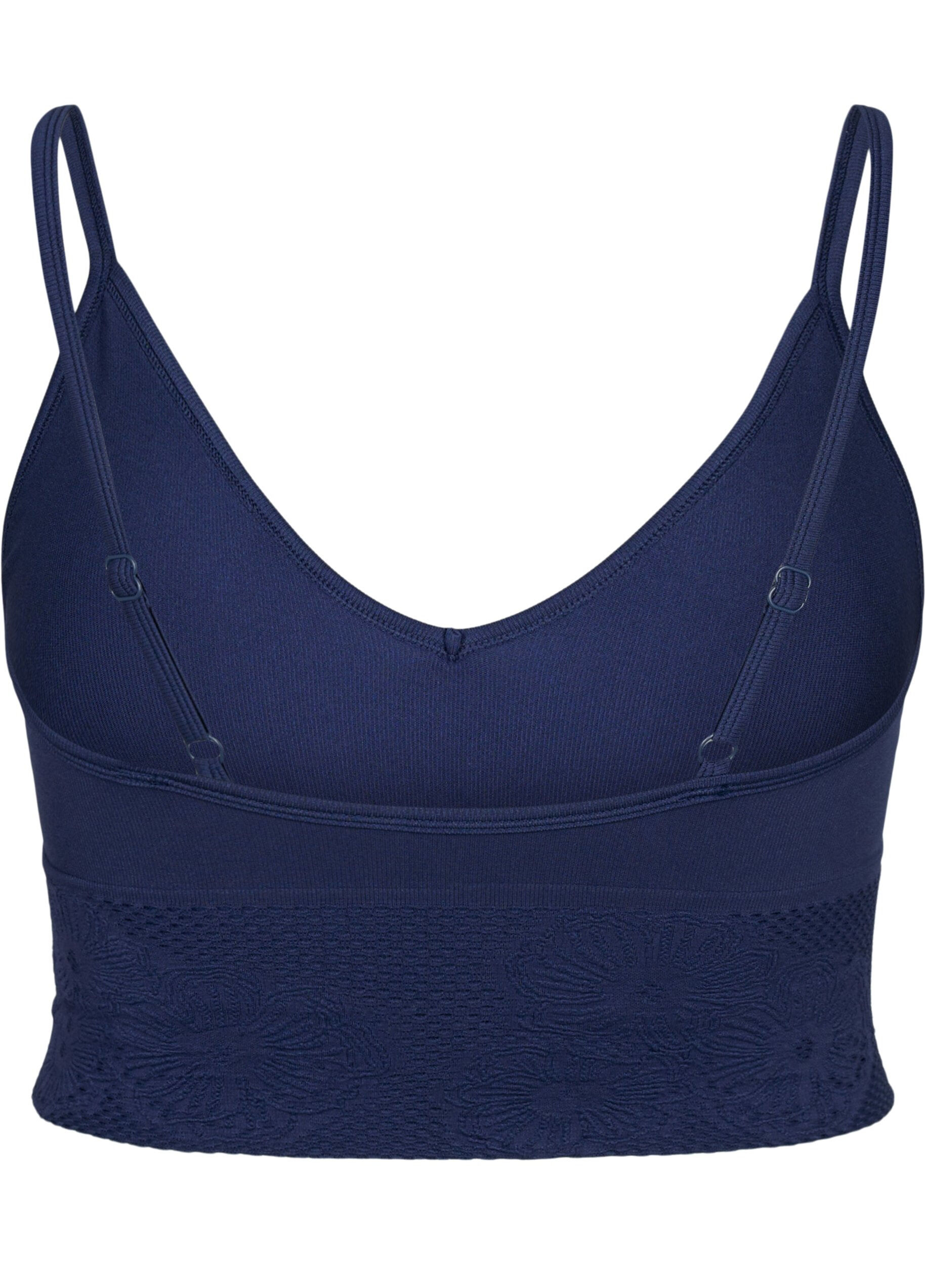 Zizzi Seamless bh-topp, Peacoat ASS, Packshot image number 1