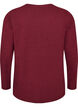 Baslinne i jersey med l&aring;nga &auml;rmar, R&ouml;d, Packshot image number 1