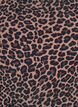 Kort klänning i mesh med leopardmönster, Brun, Packshot image number 2
