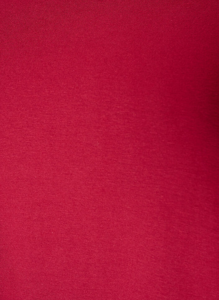 Enf&auml;rgad t-shirt i bomull, R&ouml;d, Packshot image number 2
