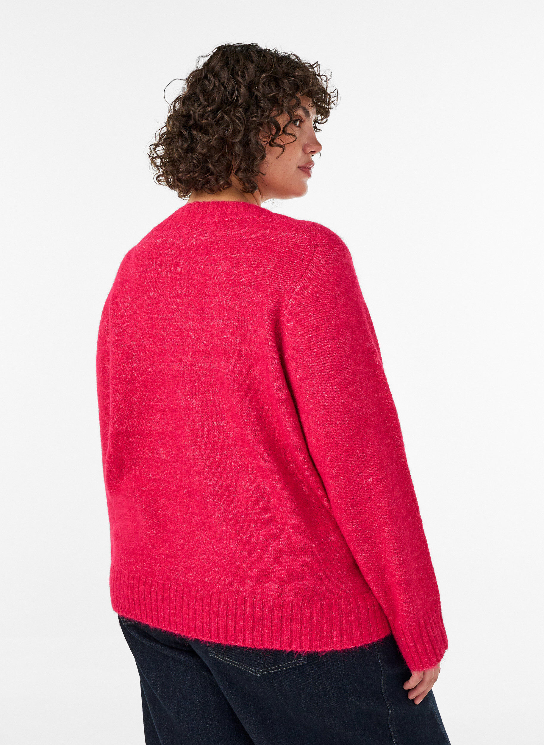 ZizziTr&ouml;ja med v-ringning, Rosa, Model image number 2
