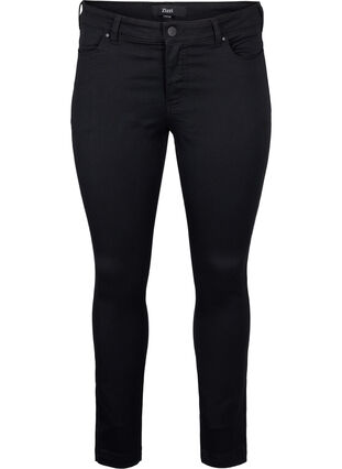 Viona jeans med normal midja, Black, Packshot image number 0
