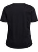 T-shirt med tryck, Svart, Packshot image number 1
