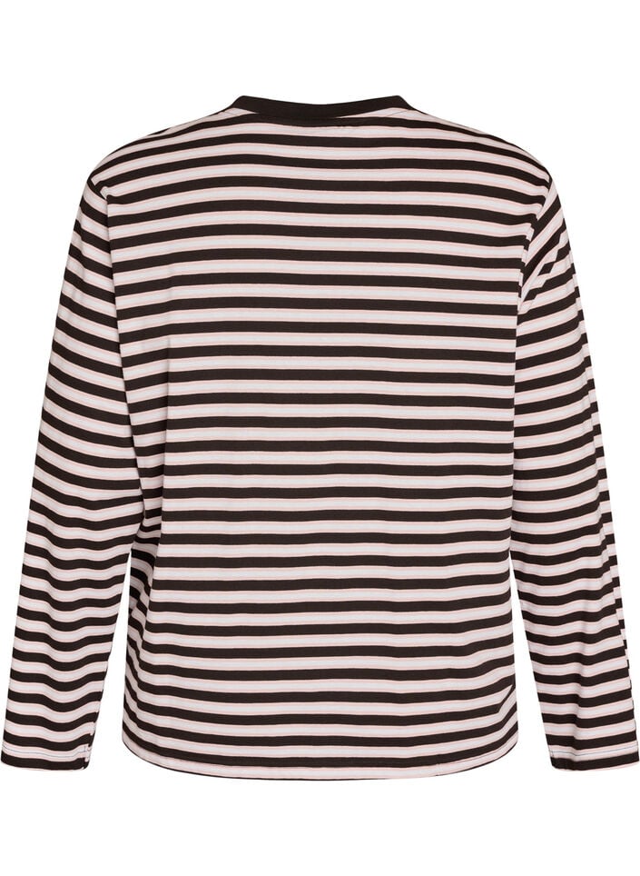 Bas-t-shirt med l&aring;nga &auml;rmar, 9991, Packshot image number 1