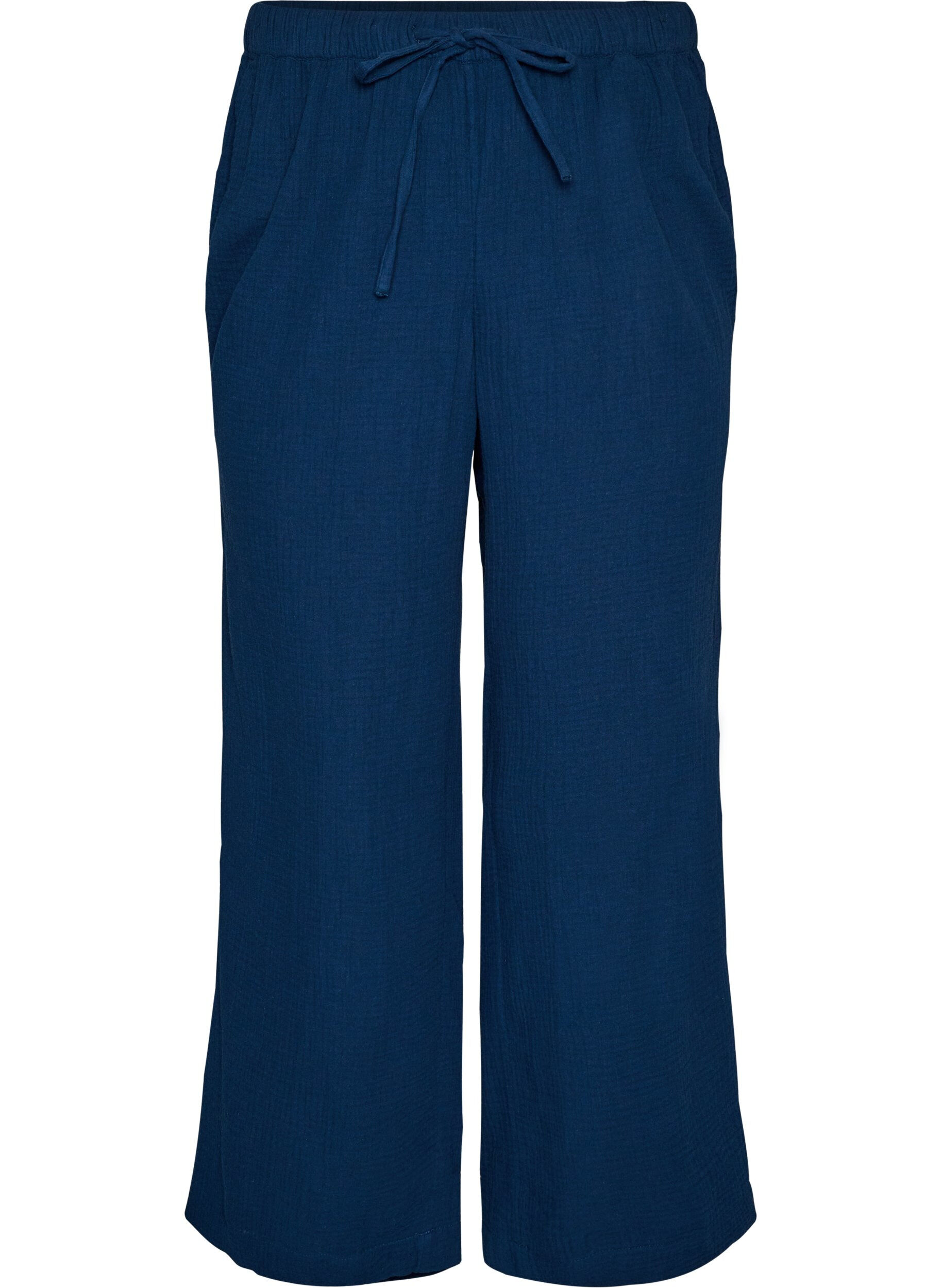 L&ouml;sa pyjamasbyxor i bomullsmuslin