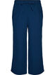 L&ouml;sa pyjamasbyxor i bomullsmuslin, Bl&aring;, Packshot image number 0