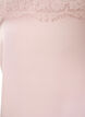 L&aring;ng topp i satin med spetskanter, Rosa, Packshot image number 2
