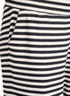 Randiga pyjamasbyxor med h&ouml;g midja och vida ben, Svart, Packshot image number 2