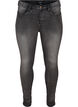 Super slim Amy jeans med h&ouml;g midja, Dark Grey Denim, Packshot image number 0