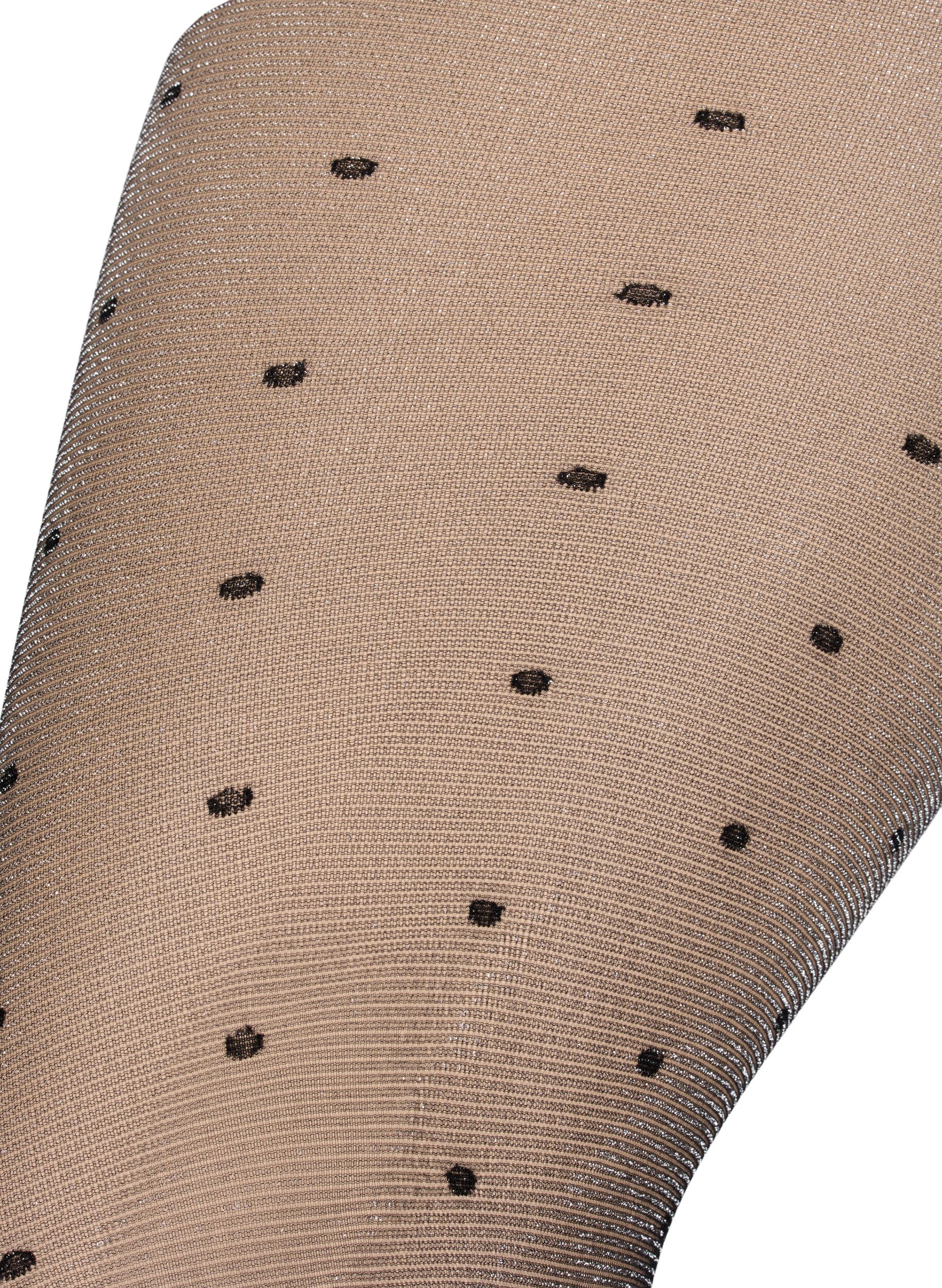 Zizzi Tights i 30 denier med prickar, Black, Packshot image number 2