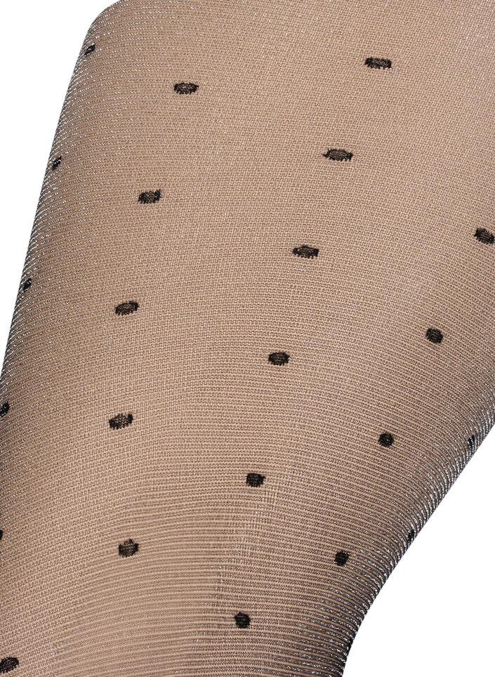 Tights i 30 denier med prickar, Black, Packshot image number 2