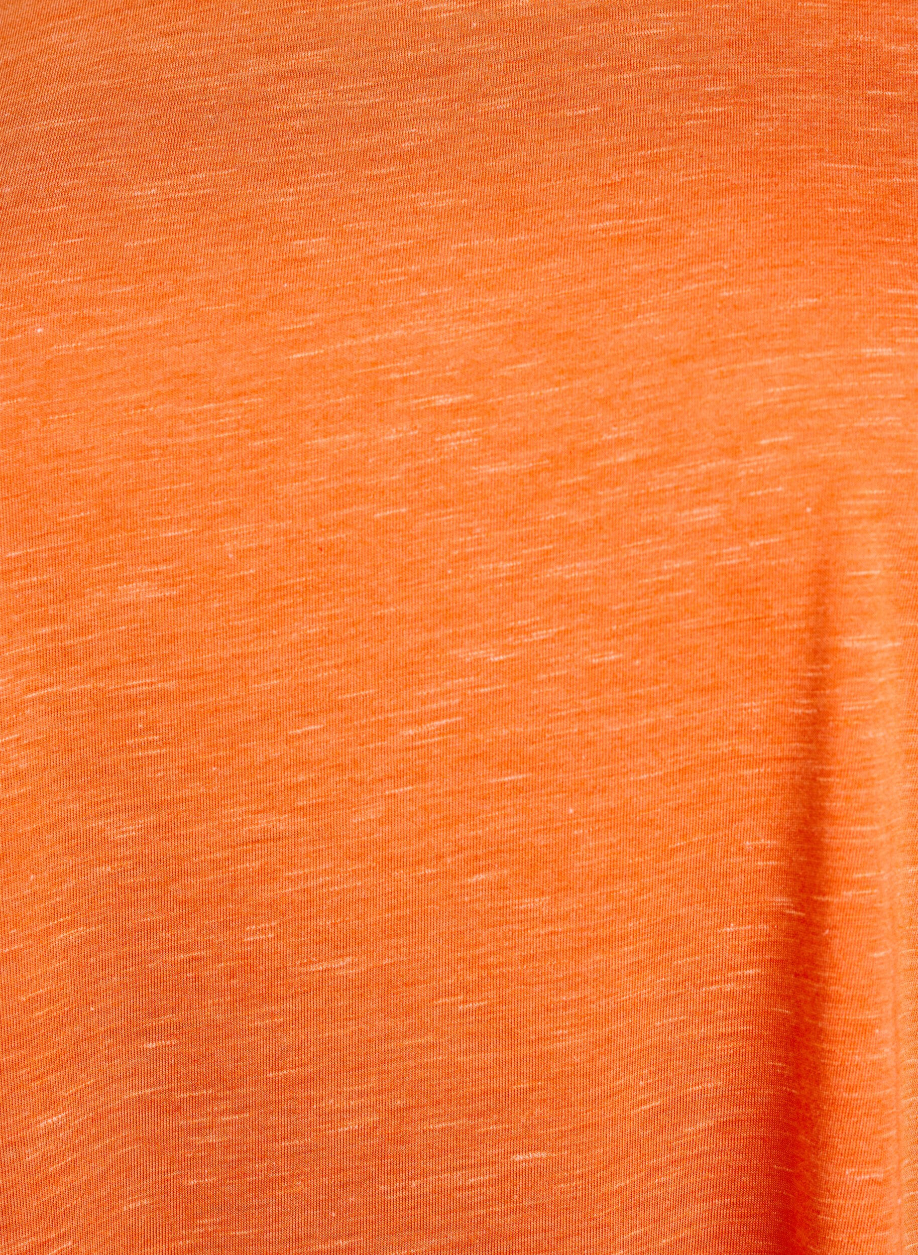 Zizzi L&ouml;s tr&auml;ningst-shirt med korta &auml;rmar, Orange, Packshot image number 2