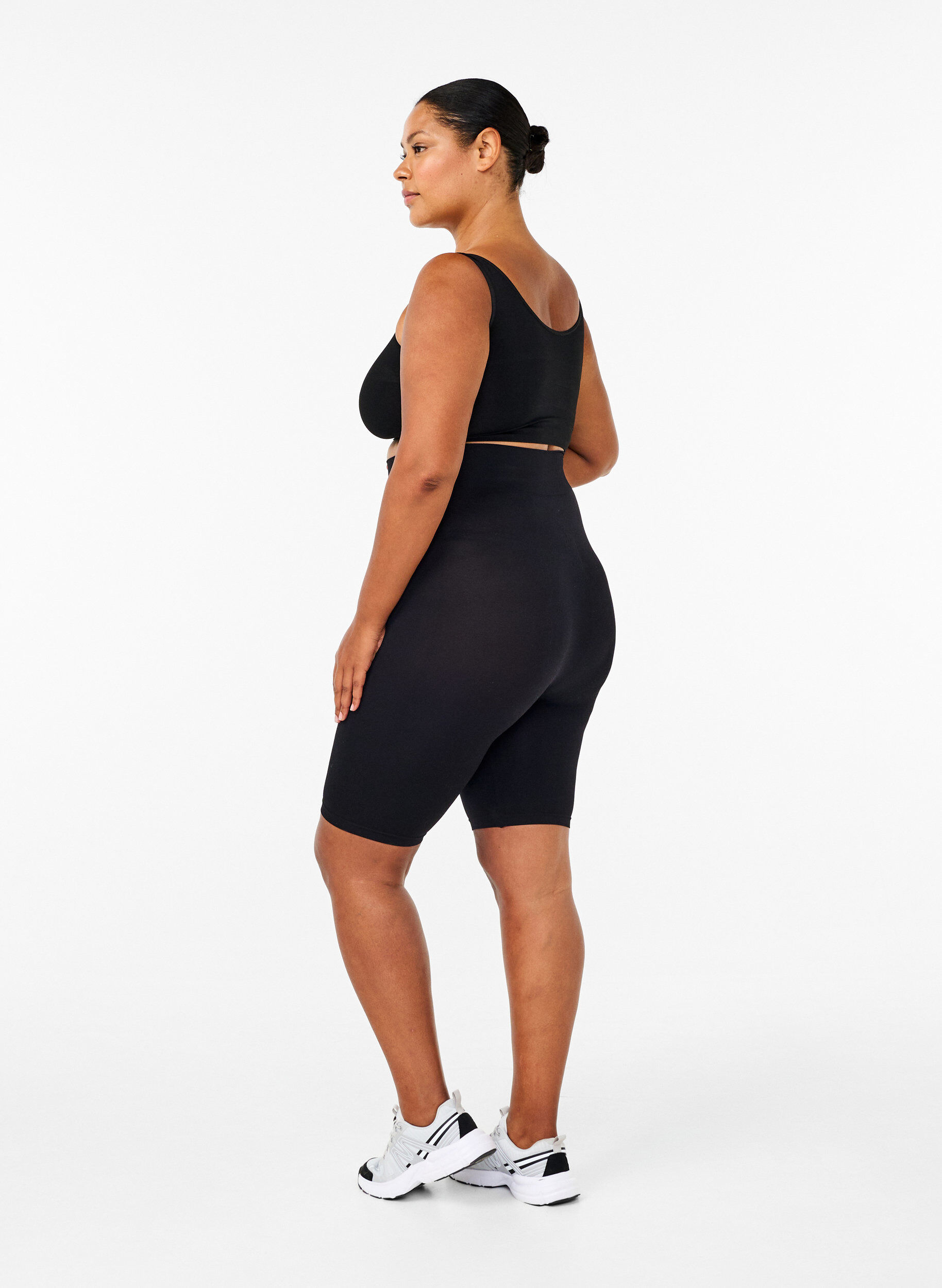 ZizziSeamless cykelbyxor, Svart, Model image number 2