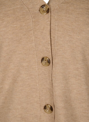 Stickad cardigan med knappar, Nomad Mel, Packshot image number 2