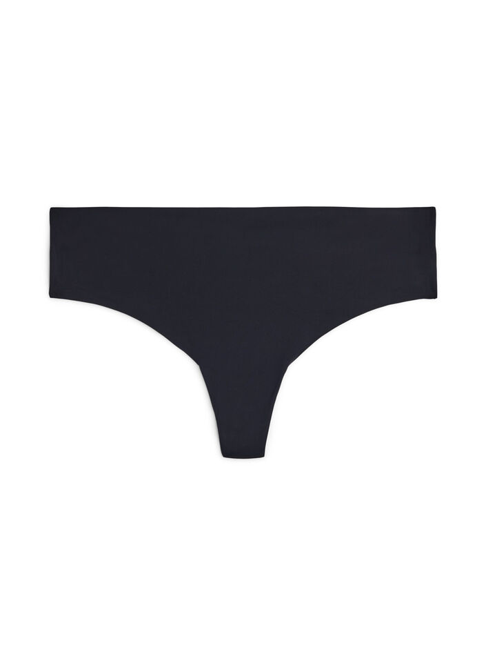 1-pack invisible g-string, Svart, Packshot image number 2
