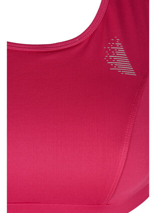 Sporttopp med ryggdetaljer, Pink Peacock, Packshot image number 2