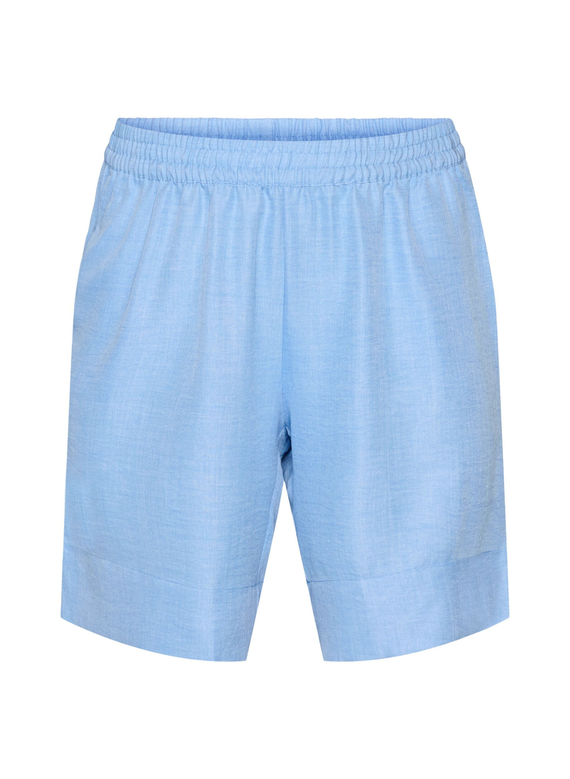 Shorts med fickor och h&ouml;g midja