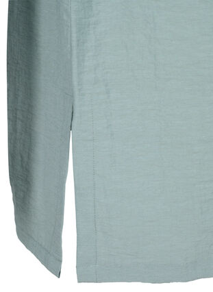 Lång skjorta med 3/4-ärmar, Thyme, Packshot image number 3