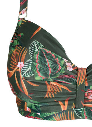 Bikinibehå med bygel och tryck, Boheme Palm AOP, Packshot image number 2