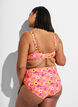 Bikinitopp med bygel och m&ouml;nster, Orange, Model image number 2