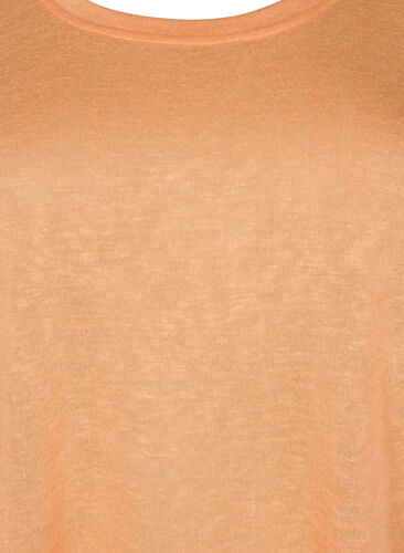 Blus med 3/4-ärmar, Mock Orange, Packshot image number 2