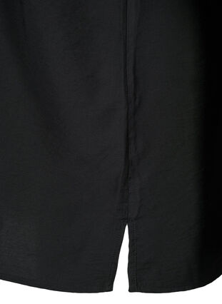 One-shoulder blus i viskos, Black, Packshot image number 2
