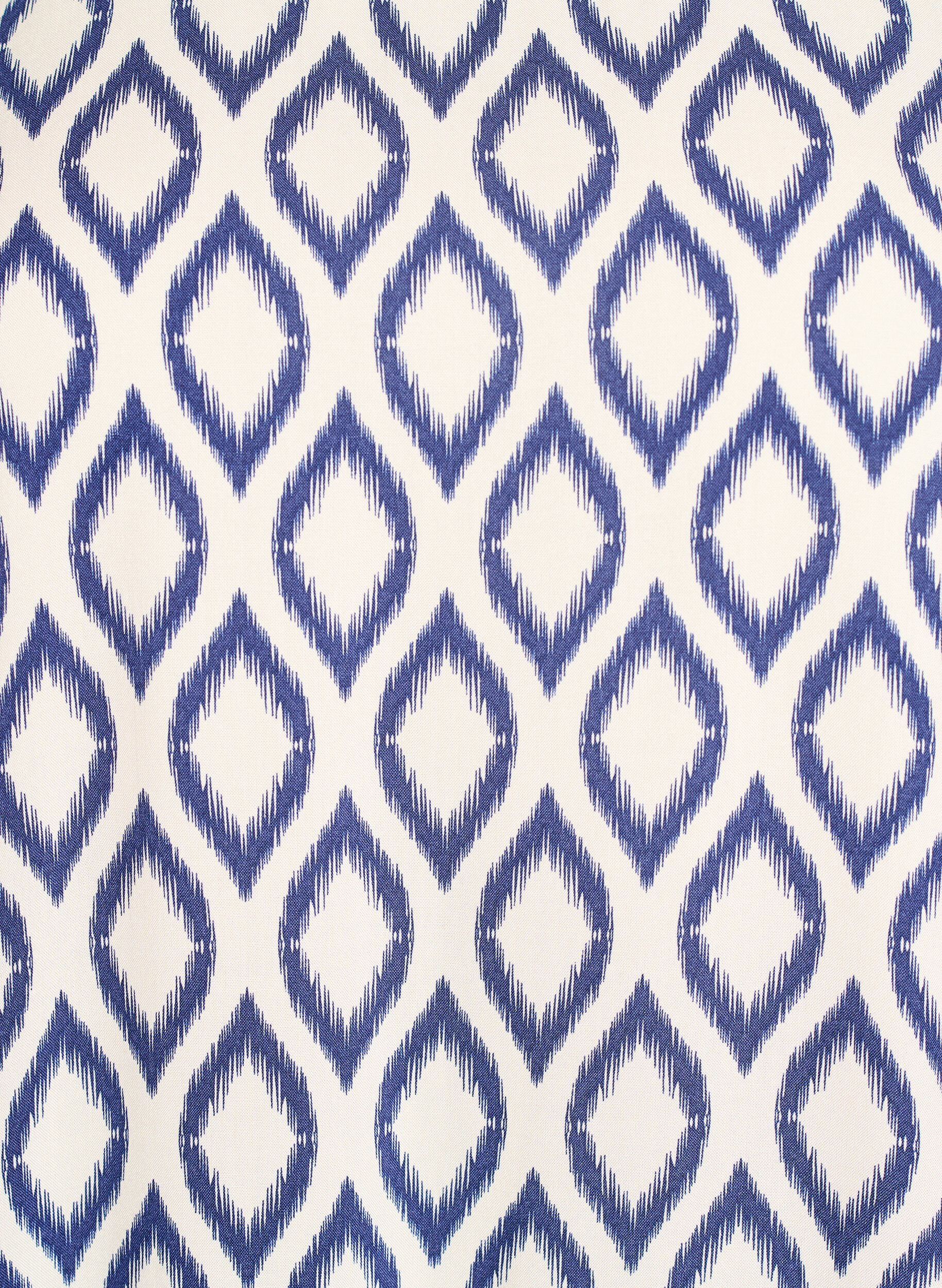 Zizzi Kl&auml;nning i viskos med avsk&auml;rning, Bl&aring;, Packshot image number 2