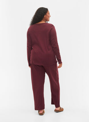 Pyjamasbyxor i bomull med mönster, Port Royal, Model image number 1