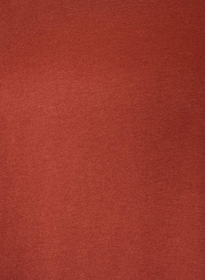 Kort&auml;rmad t-shirt i bomullsmix, R&ouml;d, Packshot image number 2