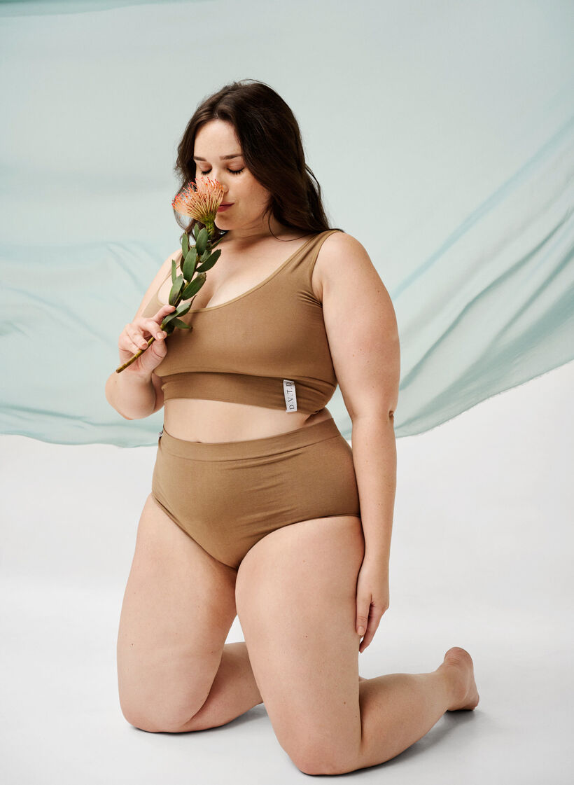 Seamless bh med rund hals, Driftwood, Image image number 0