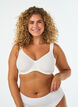 Comfort-BH med spets och formpressade kupor, Vit, Model image number 0