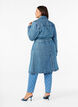 Trenchcoat i denim med bälte, Blue Denim, Model image number 1