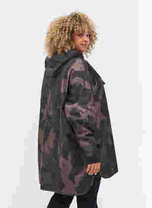 Regnponcho med kamouflagetryck, Camou Print, Model