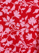 Kort a-linjeformad kl&auml;nning med blomm&ouml;nster, R&ouml;d, Packshot image number 2