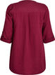 Tunika i bomullsmuslin med broderie anglaise, M&ouml;rk Bordeaux, Packshot image number 1