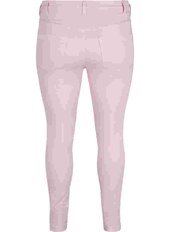Super slim Amy jeans med hög midja, Chalk Pink, Packshot image number 1