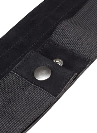 Elastiskt bälte med nitar, Black, Packshot image number 2
