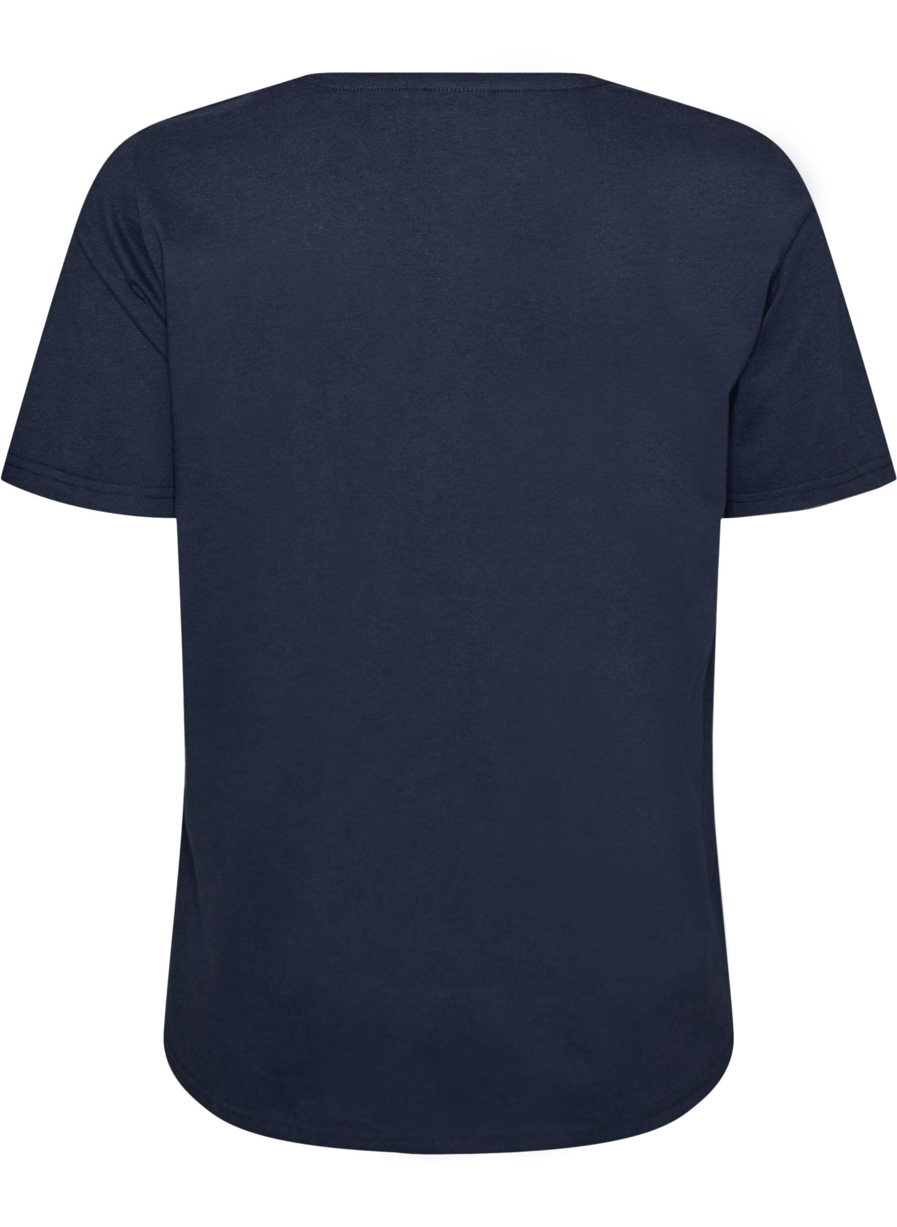 ZizziT-shirt med tryck, Bl&aring;, Packshot image number 1