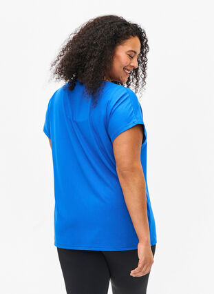 Kortärmad t-shirt för träning, Princess Blue, Model image number 1