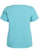 Enf&auml;rgad t-shirt i bomull, Bl&aring;, Packshot image number 1