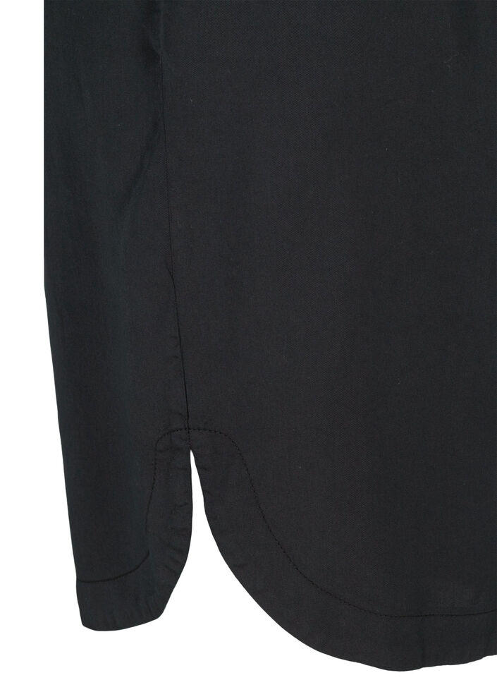 Lösa bermudashorts med smock, Black, Packshot image number 3
