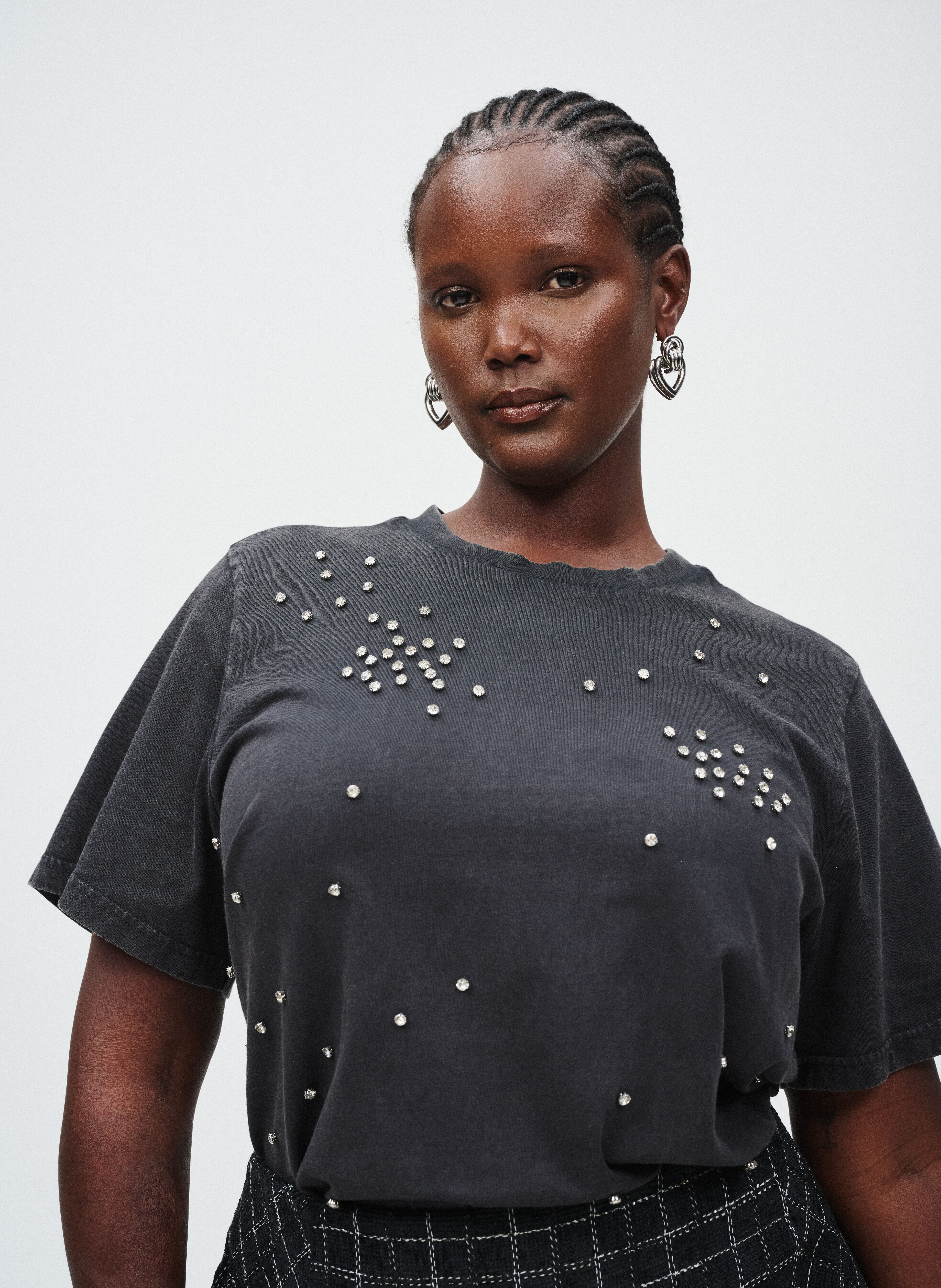 Zizzi Look med strassstenar, , Model