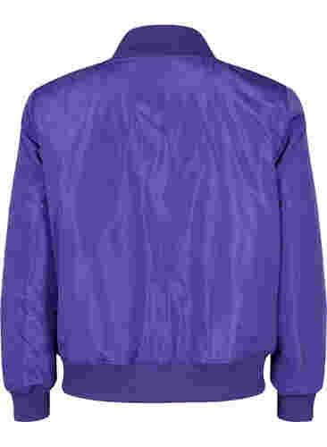 Bomberjacka med dragkedja, Purple Opulence, Packshot image number 1