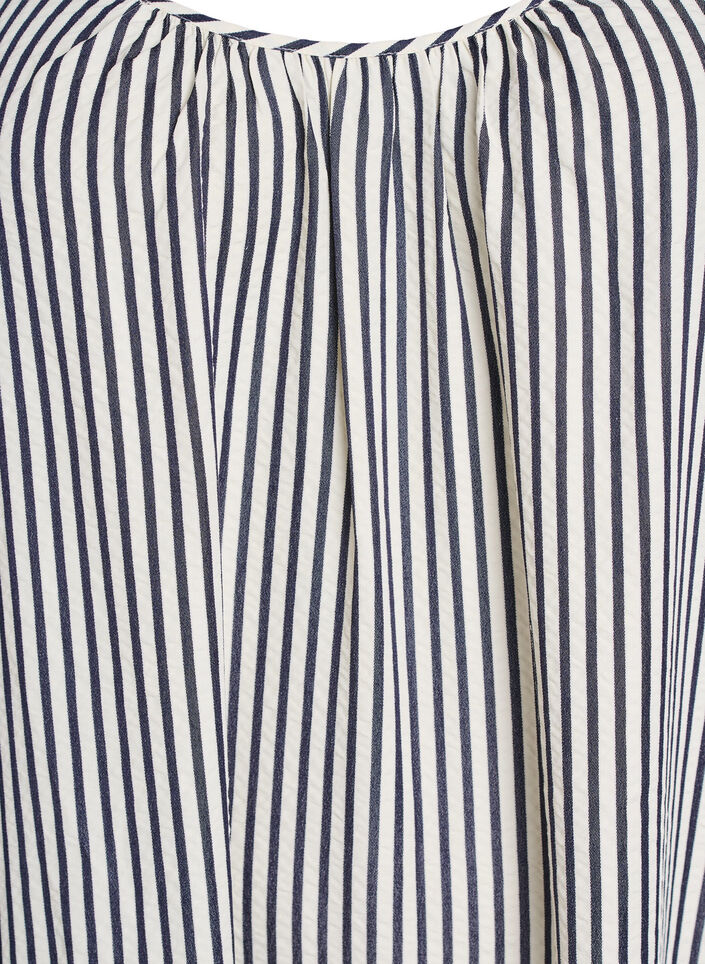 A-linjeformad sommarkl&auml;nning med r&auml;nder, Svart, Packshot image number 2